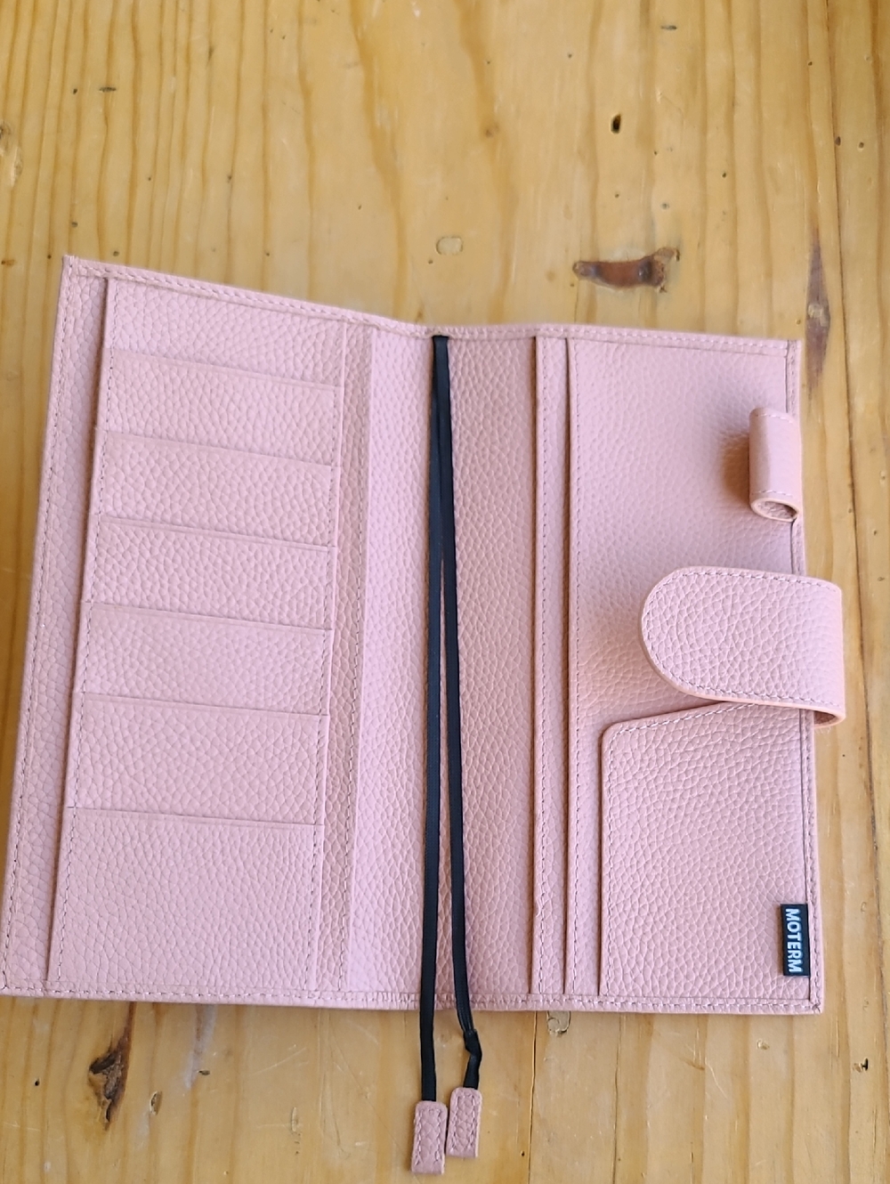 Moterm Pebbled Leather Hobonichi Weeks Cover Dusty Rose